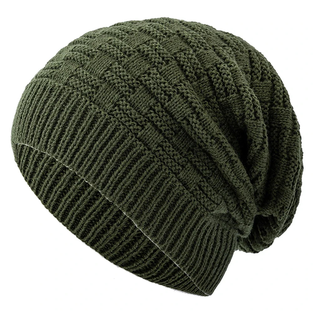 Rhode Island Winter Knitted Slouchy Beanie