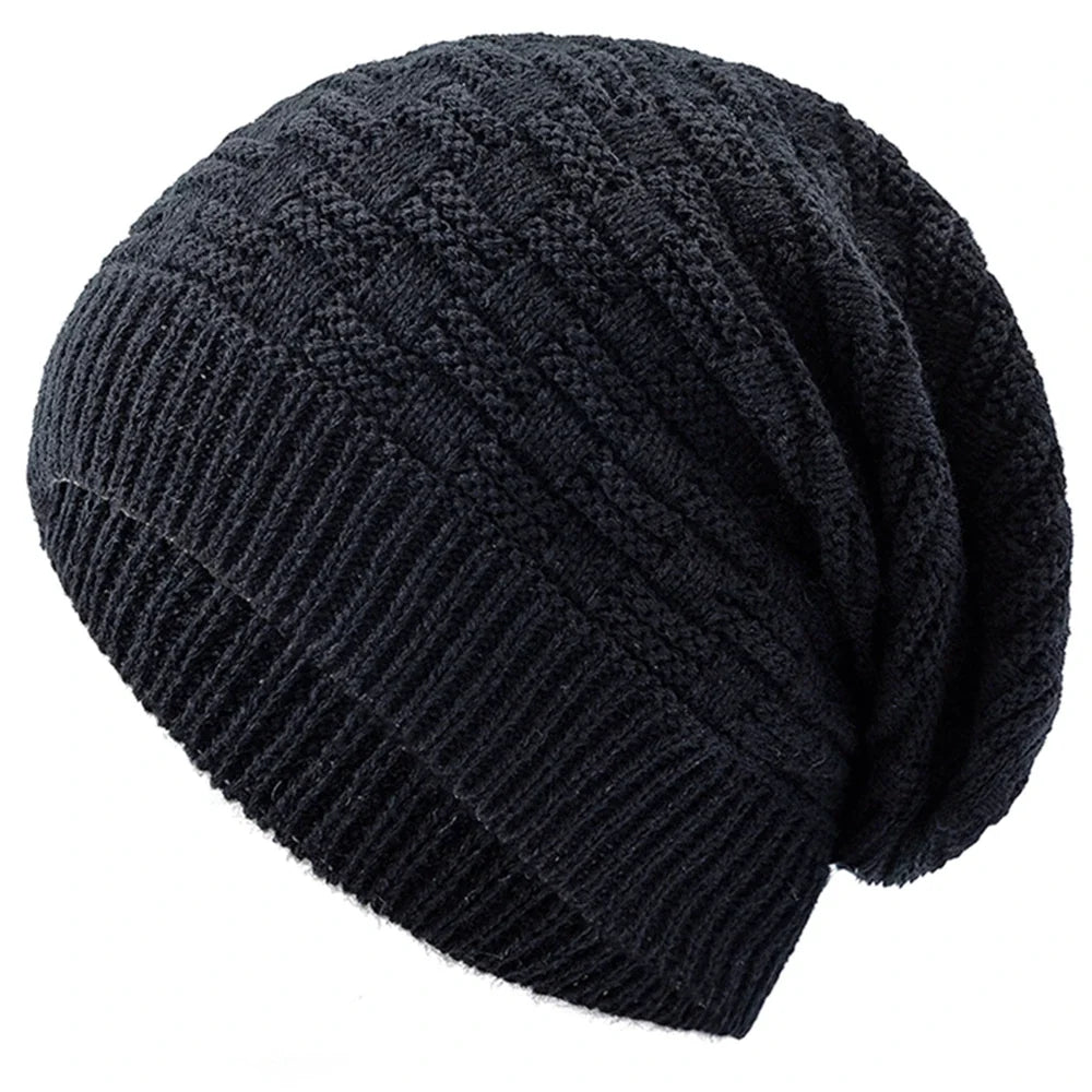 Rhode Island Winter Knitted Slouchy Beanie