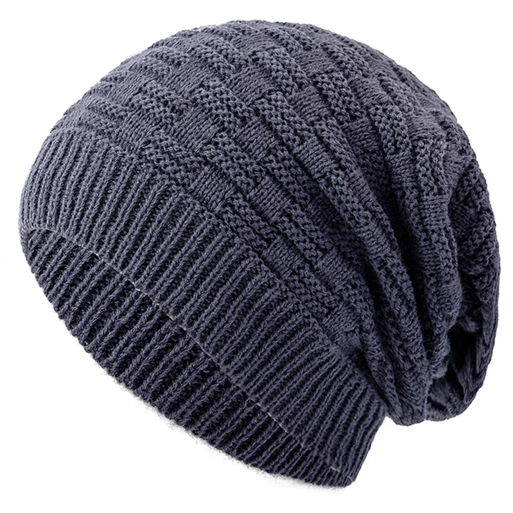 Rhode Island Winter Knitted Slouchy Beanie
