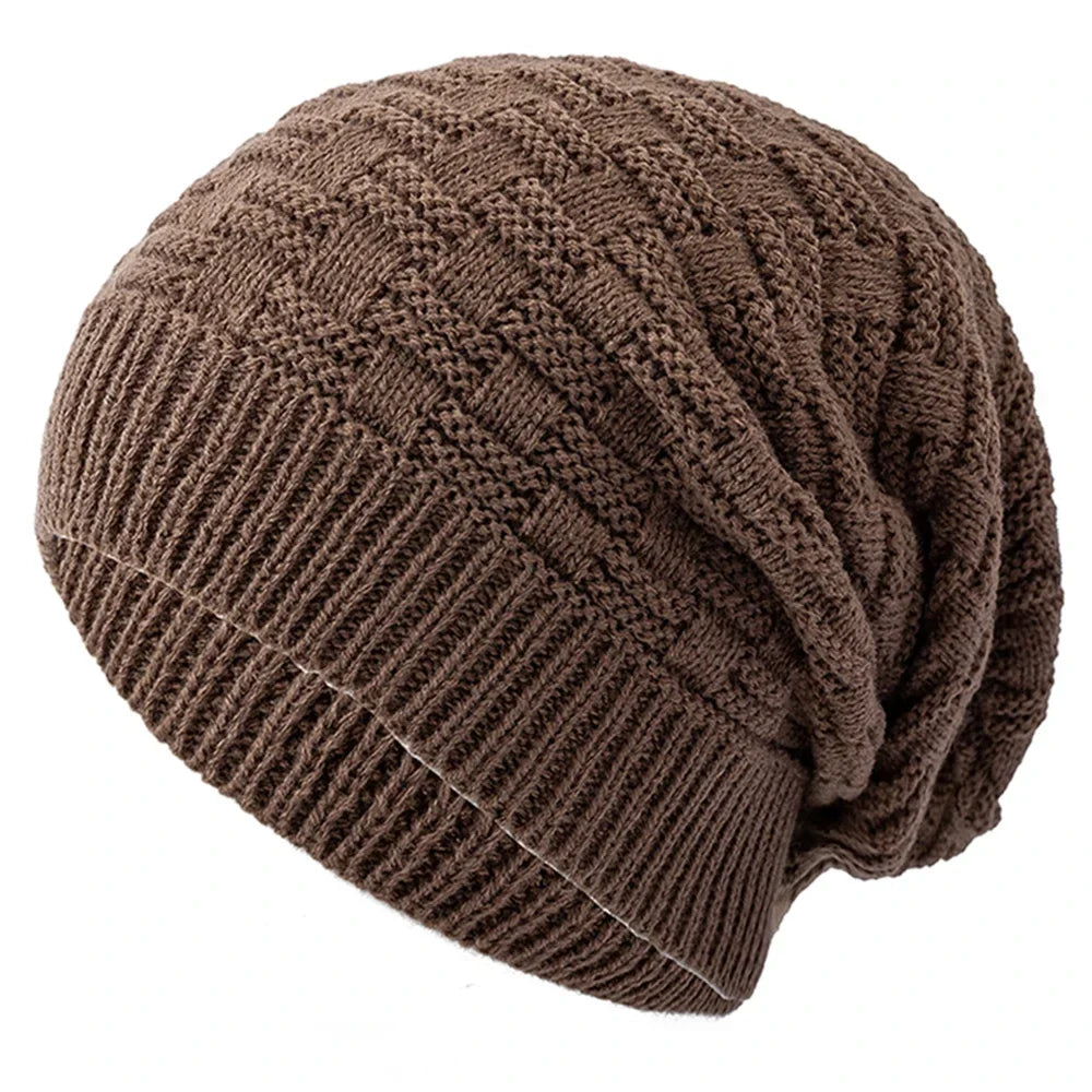 Rhode Island Winter Knitted Slouchy Beanie