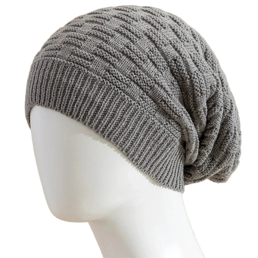 Rhode Island Winter Knitted Slouchy Beanie