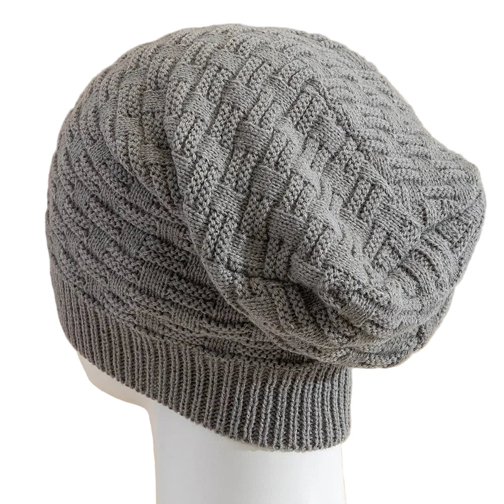Rhode Island Winter Knitted Slouchy Beanie