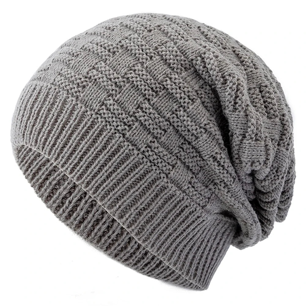 Rhode Island Winter Knitted Slouchy Beanie