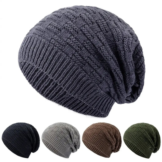 Rhode Island Winter Knitted Slouchy Beanie