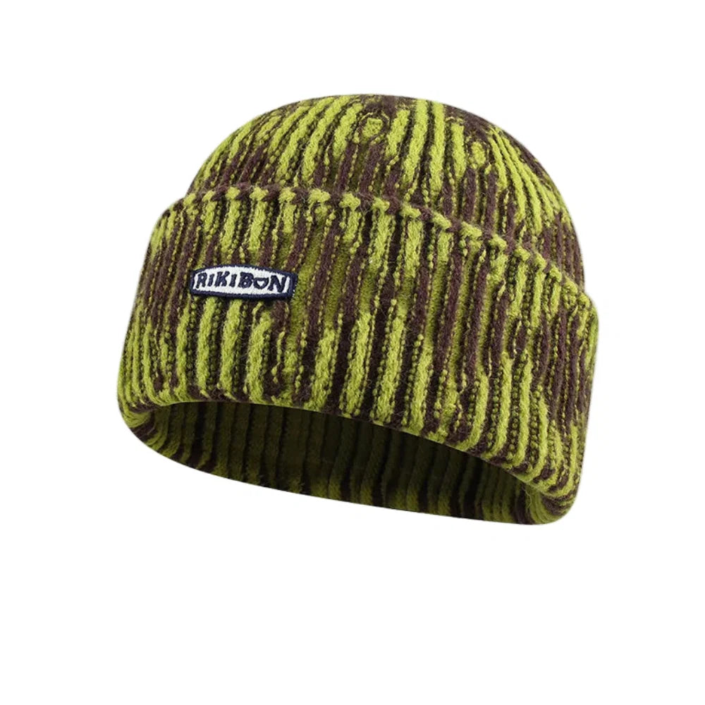 Rikibon Tie-Dye Wool Docker Beanie