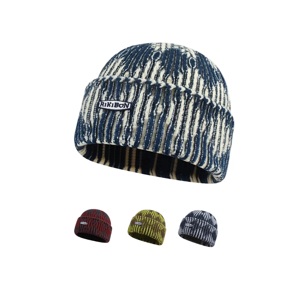 Rikibon Tie-Dye Wool Docker Beanie