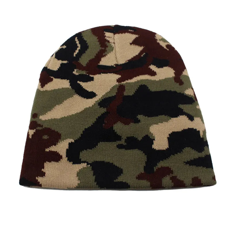 Running Camouflage Knitted Beanie