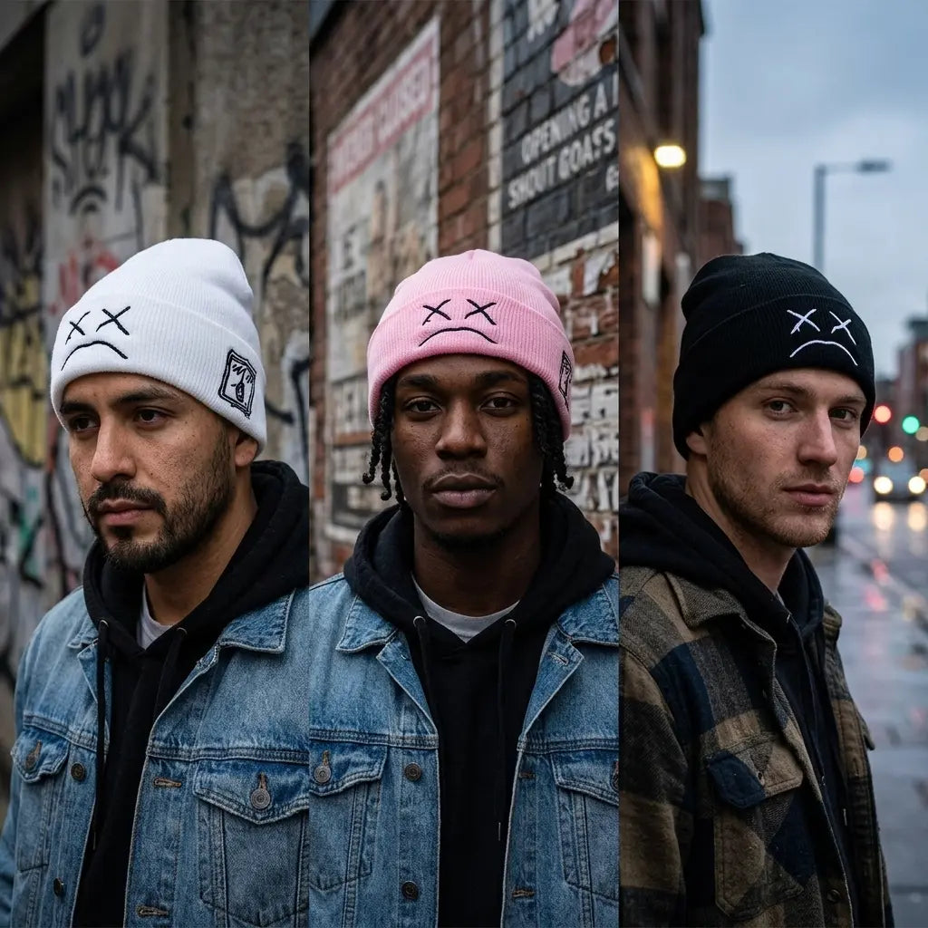 SAD Knitted Cotton Beanie