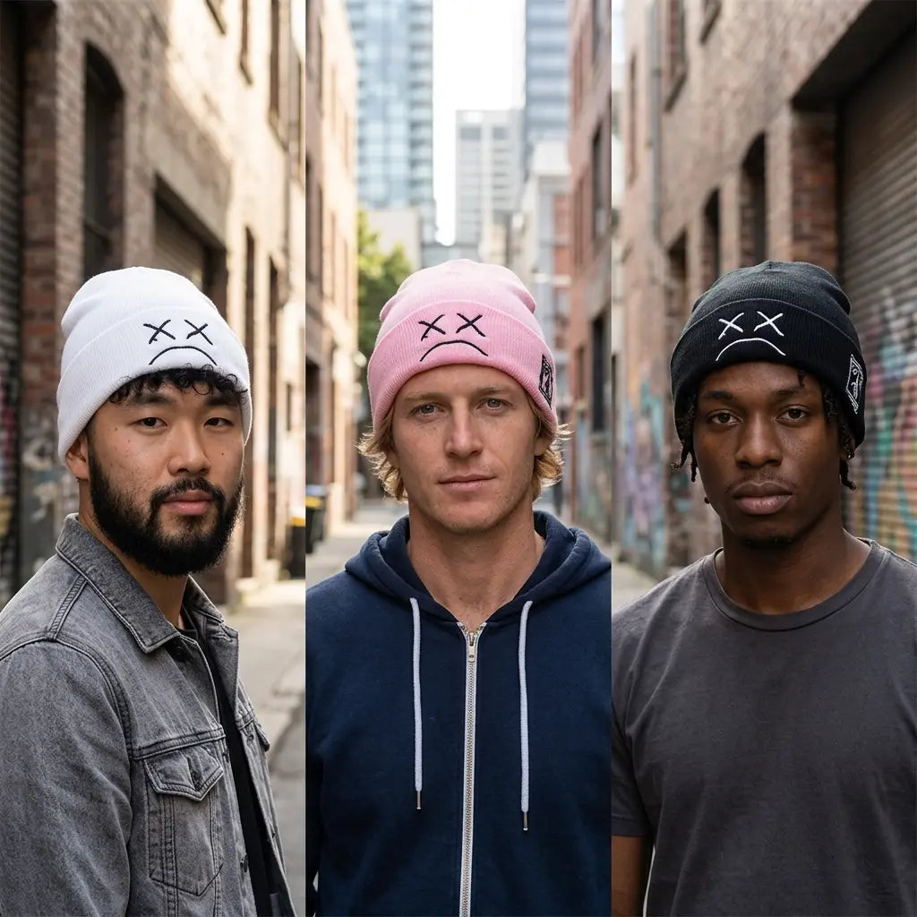 SAD Knitted Cotton Beanie
