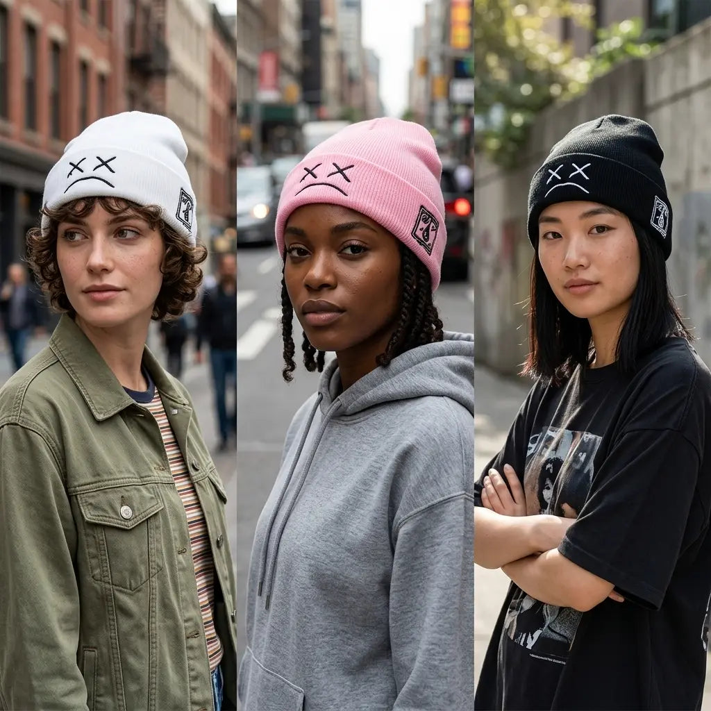 SAD Knitted Cotton Beanie