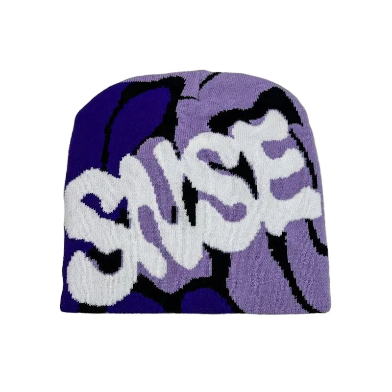 SNSE Winter Abstract Skully Beanie