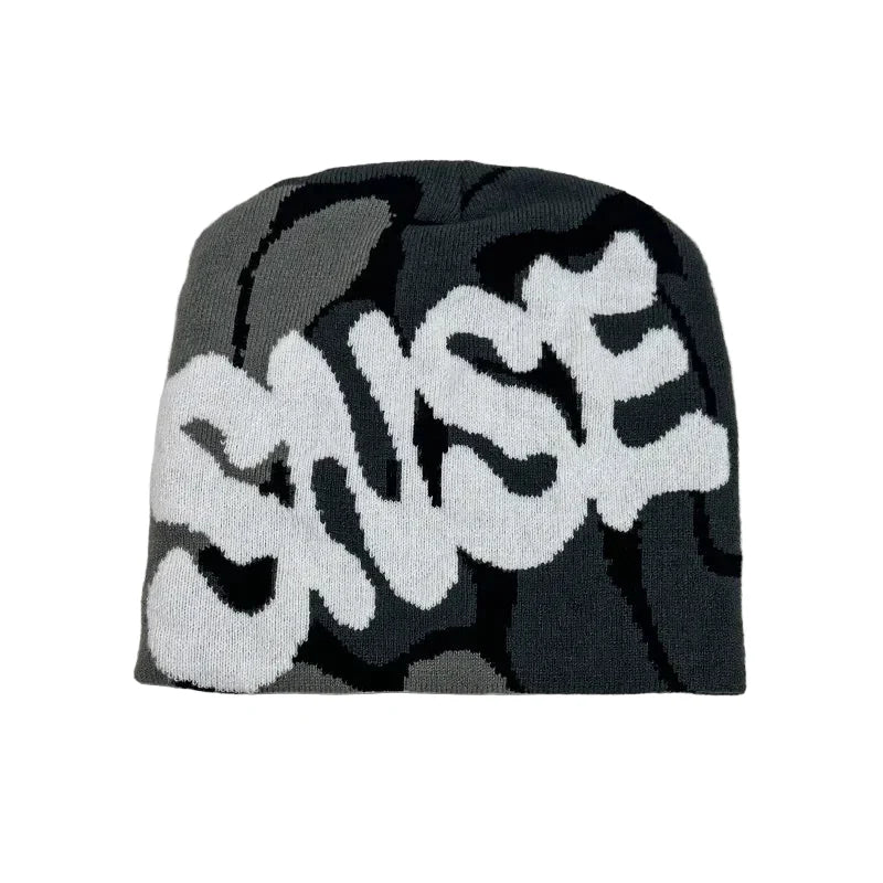 SNSE Winter Abstract Skully Beanie