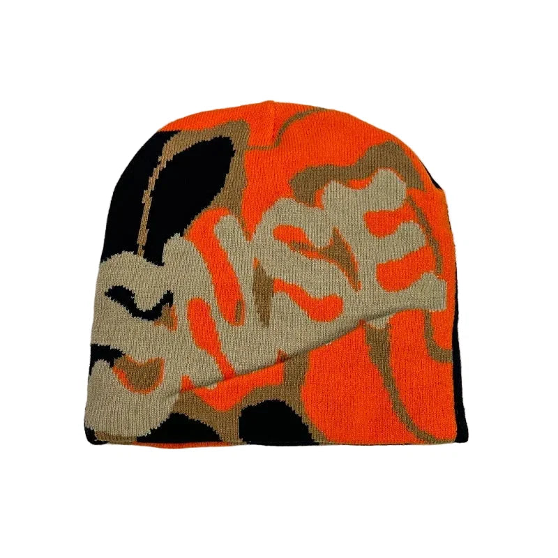 SNSE Winter Abstract Skully Beanie