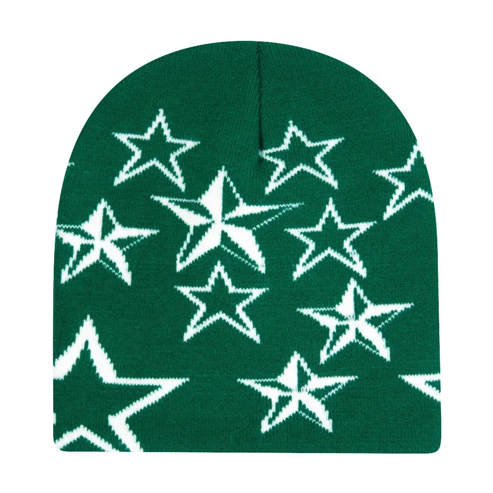 Shining Stars Winter Knitted Beanie