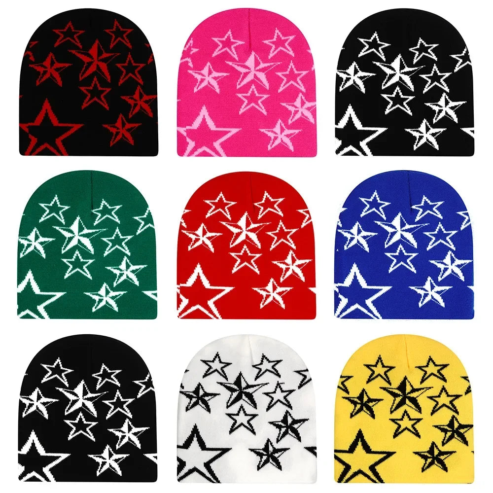 Shining Stars Winter Knitted Beanie