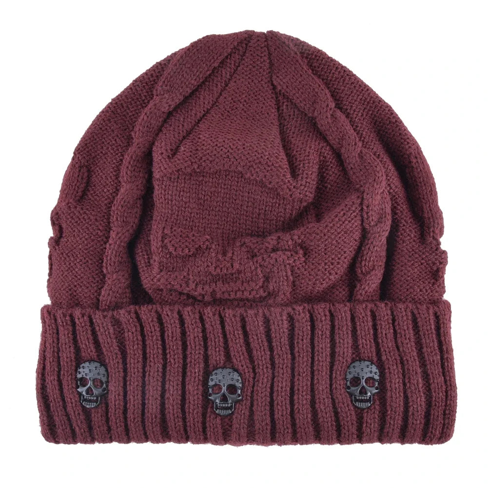 Skulls Winter Knitted Beanie