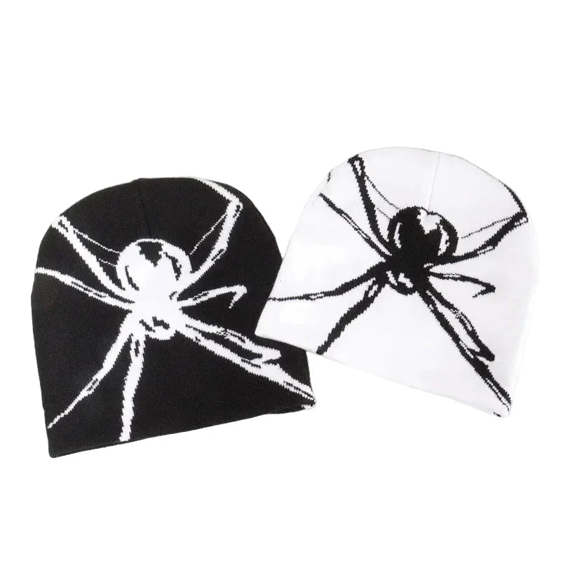 Spider Web Knitted Beanie