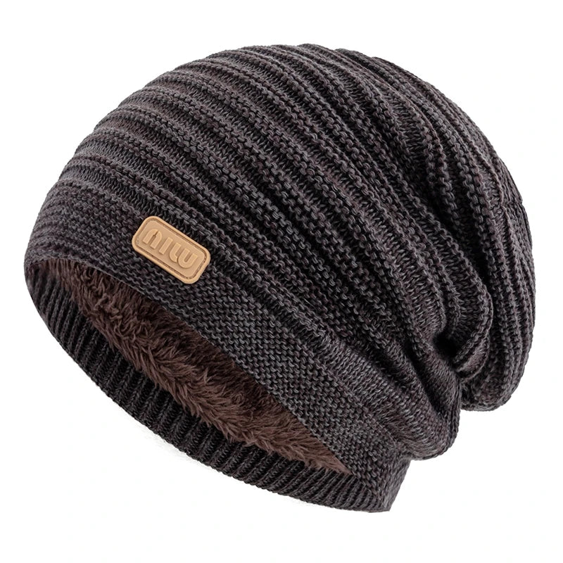 Springdale Winter Knitted Cotton Plush Beanie