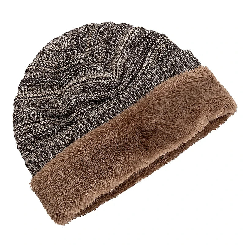 Springdale Winter Knitted Cotton Plush Beanie