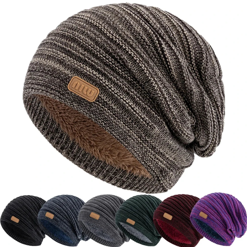 Springdale Winter Knitted Cotton Plush Beanie