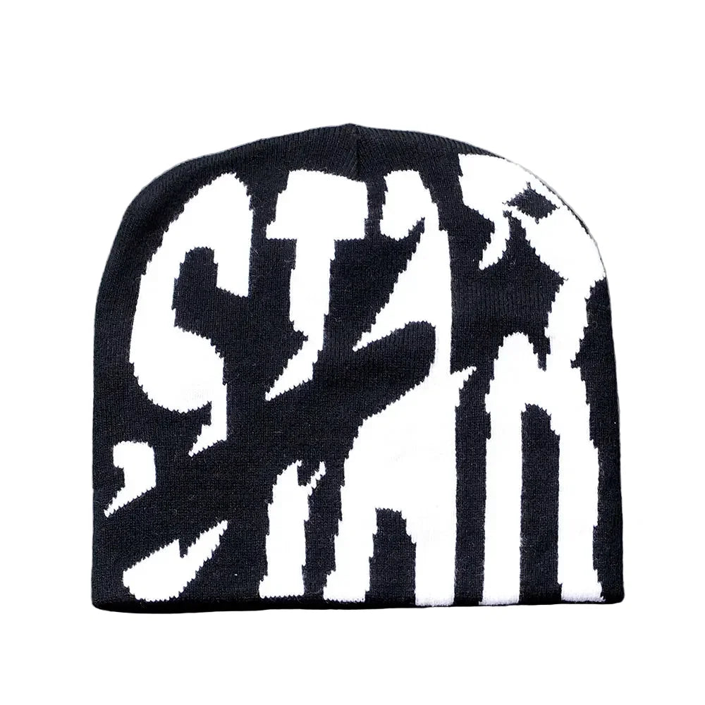 Stabbed Star Winter Knitted Beanie