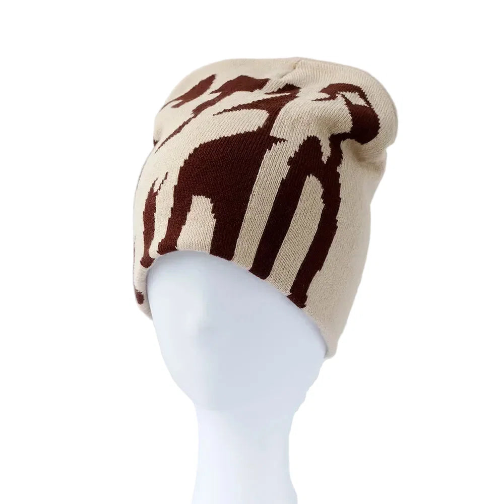 Stabbed Star Winter Knitted Beanie