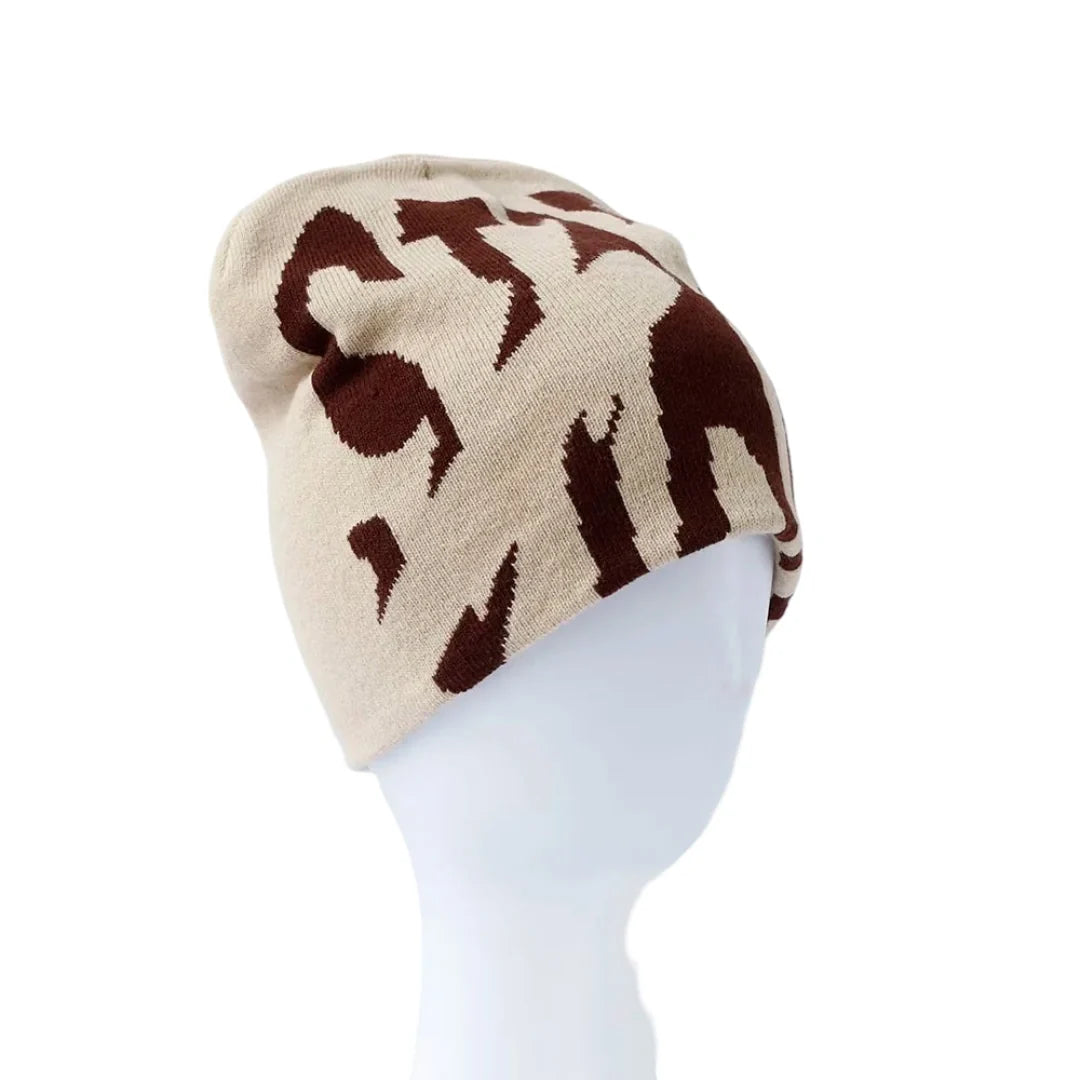 Stabbed Star Winter Knitted Beanie