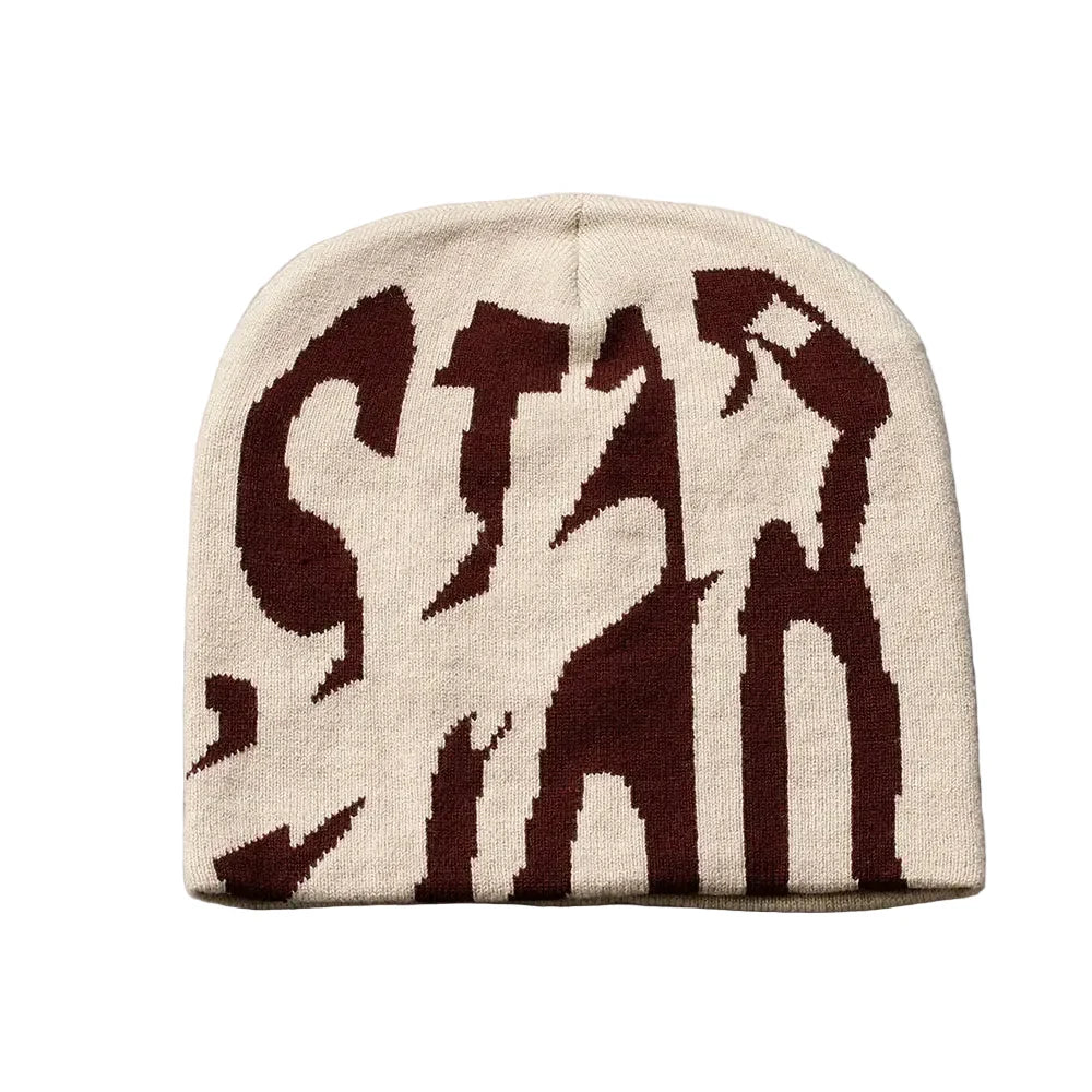 Stabbed Star Winter Knitted Beanie