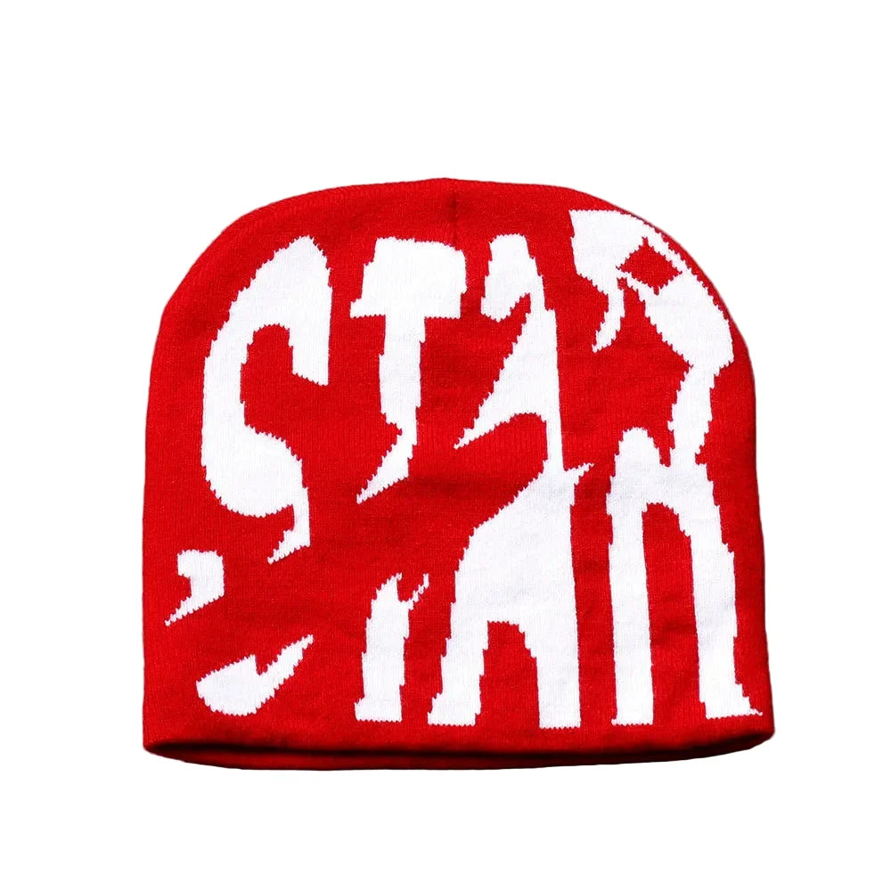 Stabbed Star Winter Knitted Beanie