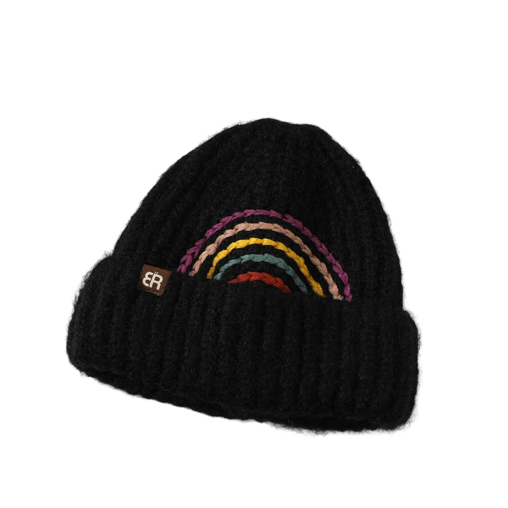 The Rainbow Winter Knitted Beanie