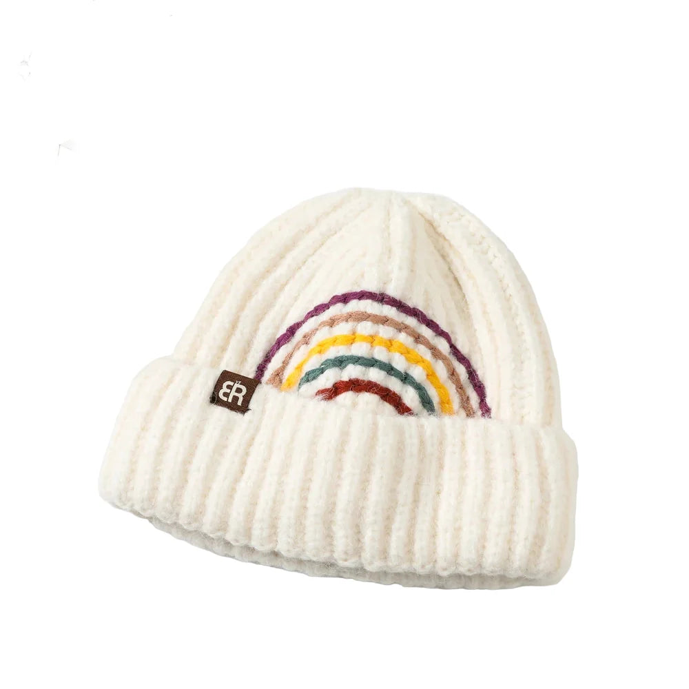 The Rainbow Winter Knitted Beanie