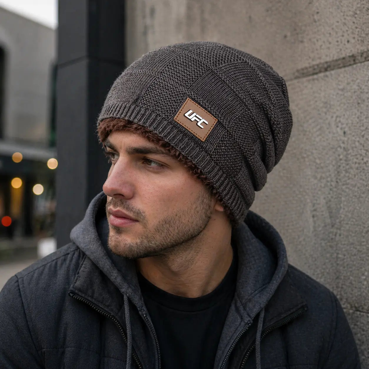 UFC Winter Knitted Cotton Beanie