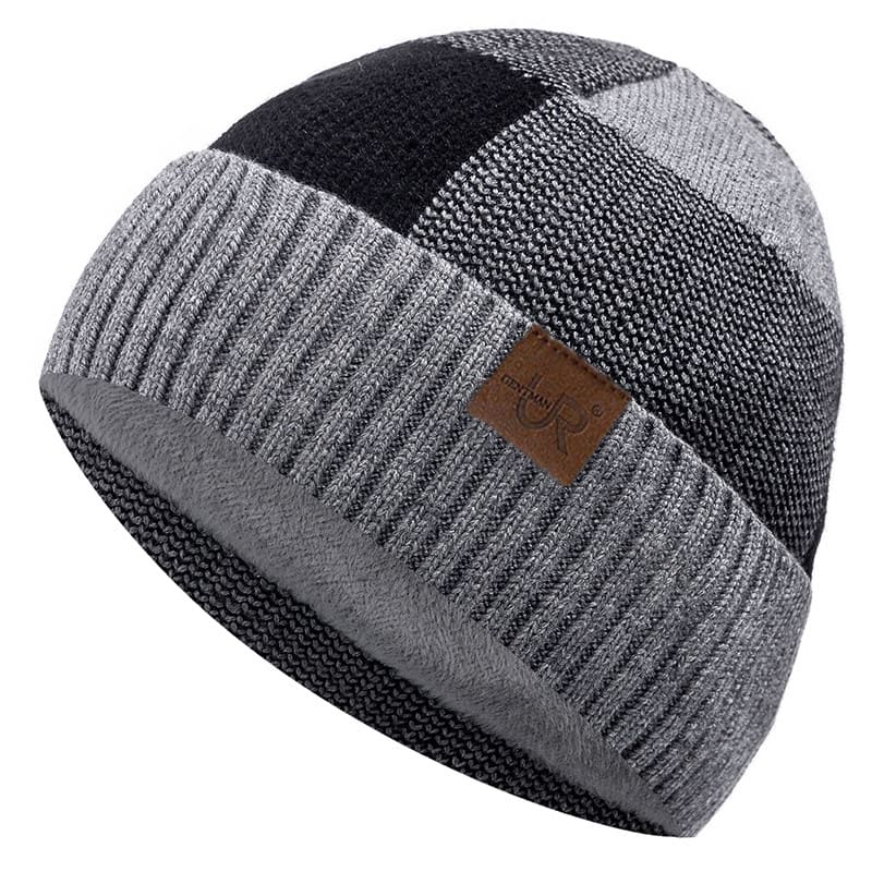 UR Patchwork Knitted Beanie