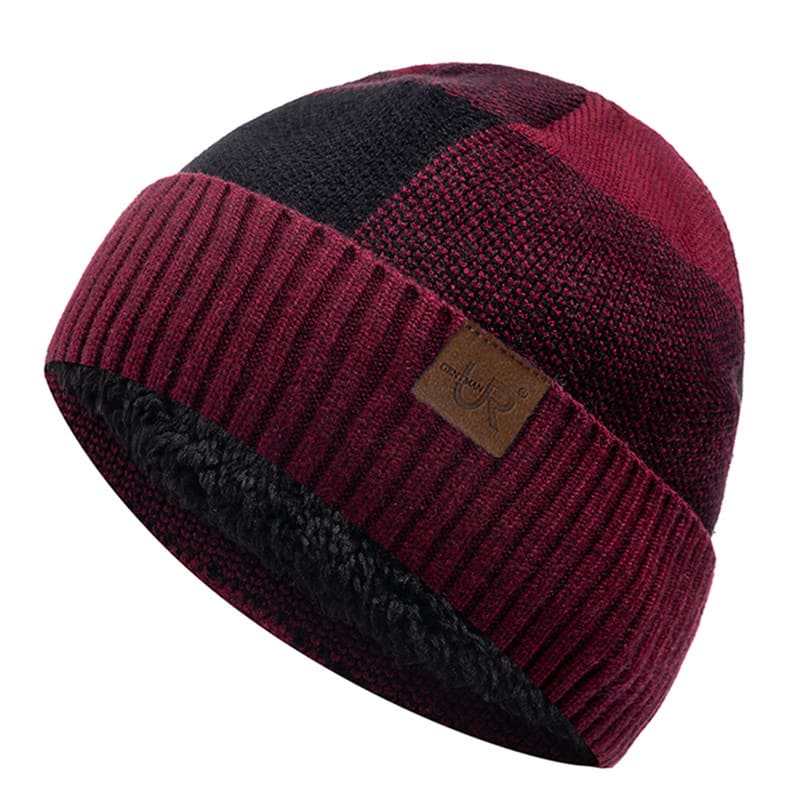 UR Patchwork Knitted Beanie