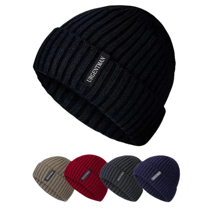 Urgentman Winter Knitted Beanie