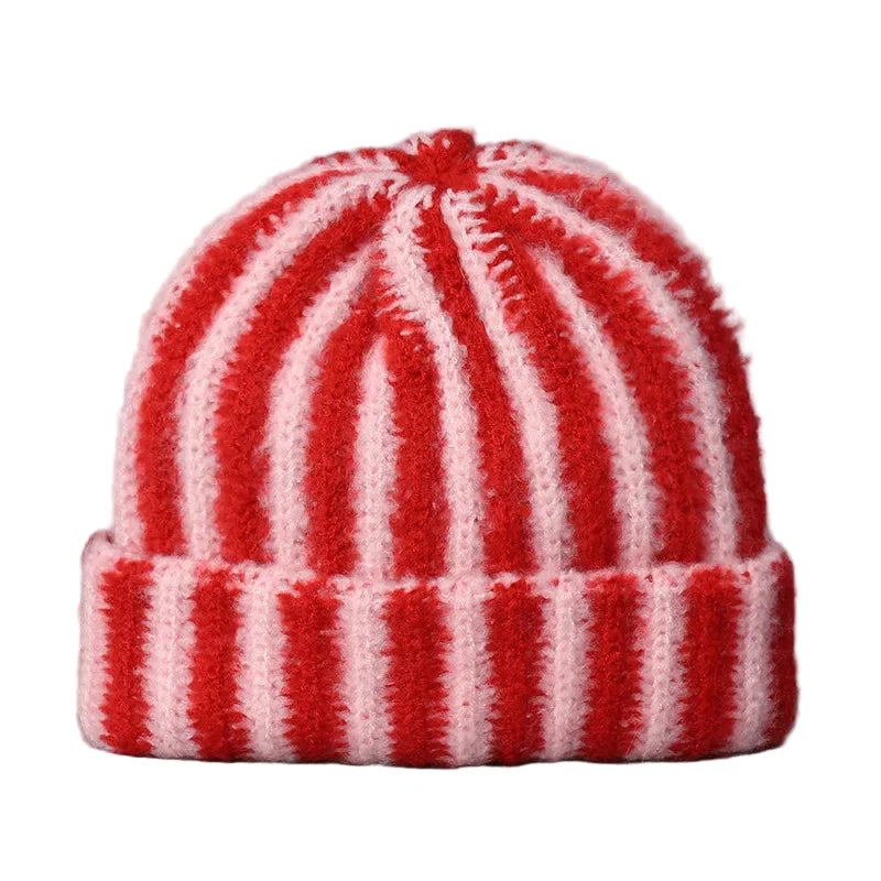 Vermont Winter Knitted Striped Beanie