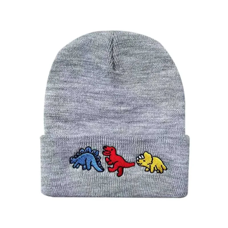 Walking Dinosaurs Knitted Beanie