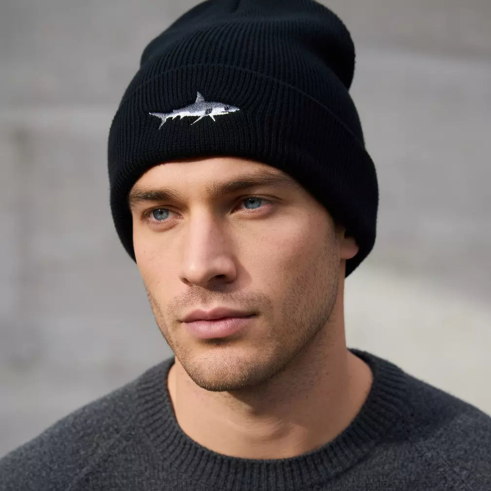 White Shark Winter Beanie