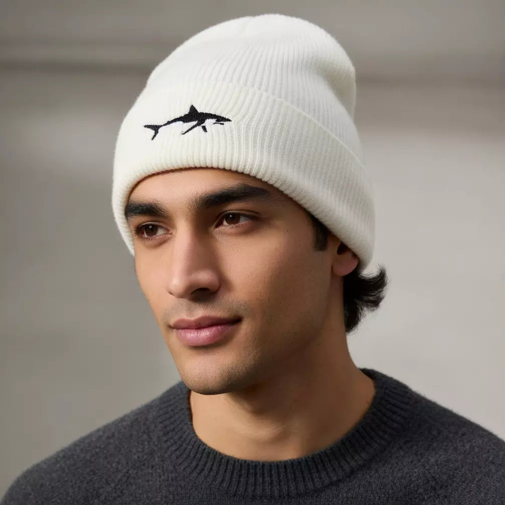 White Shark Winter Beanie