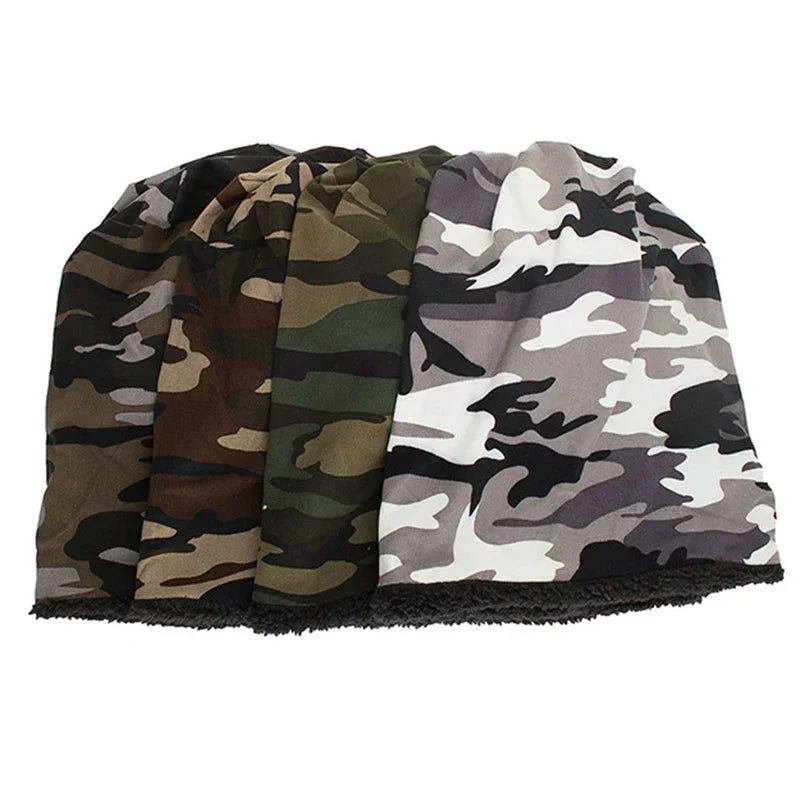 Winter Camouflage Cotton Beanie