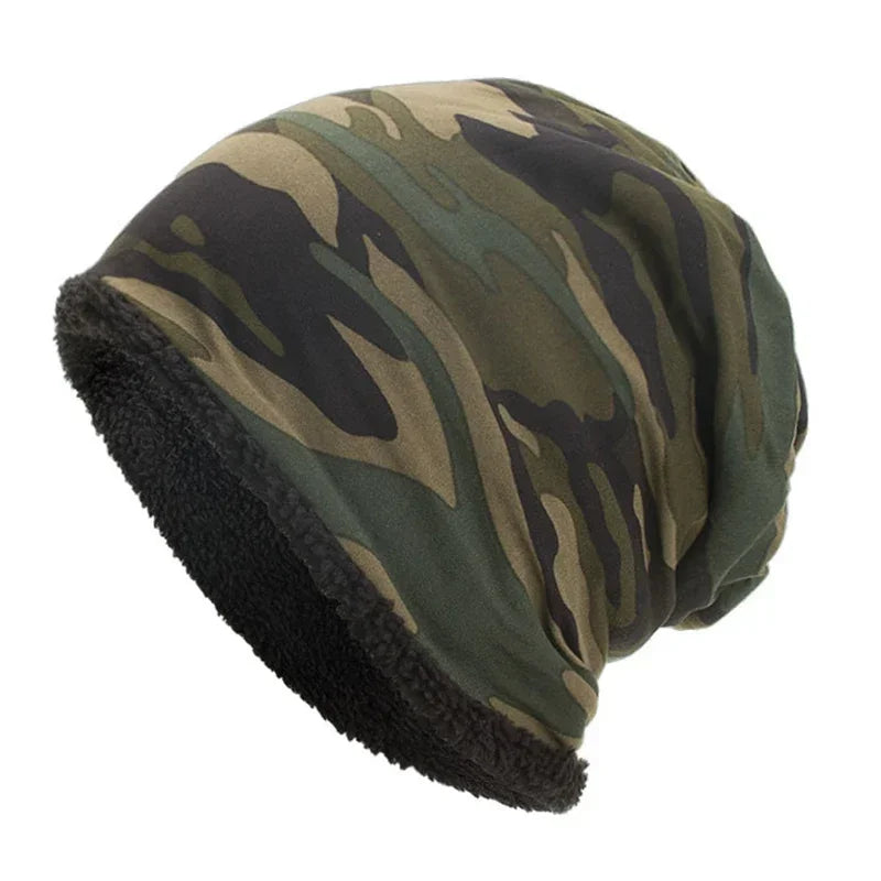Winter Camouflage Cotton Beanie