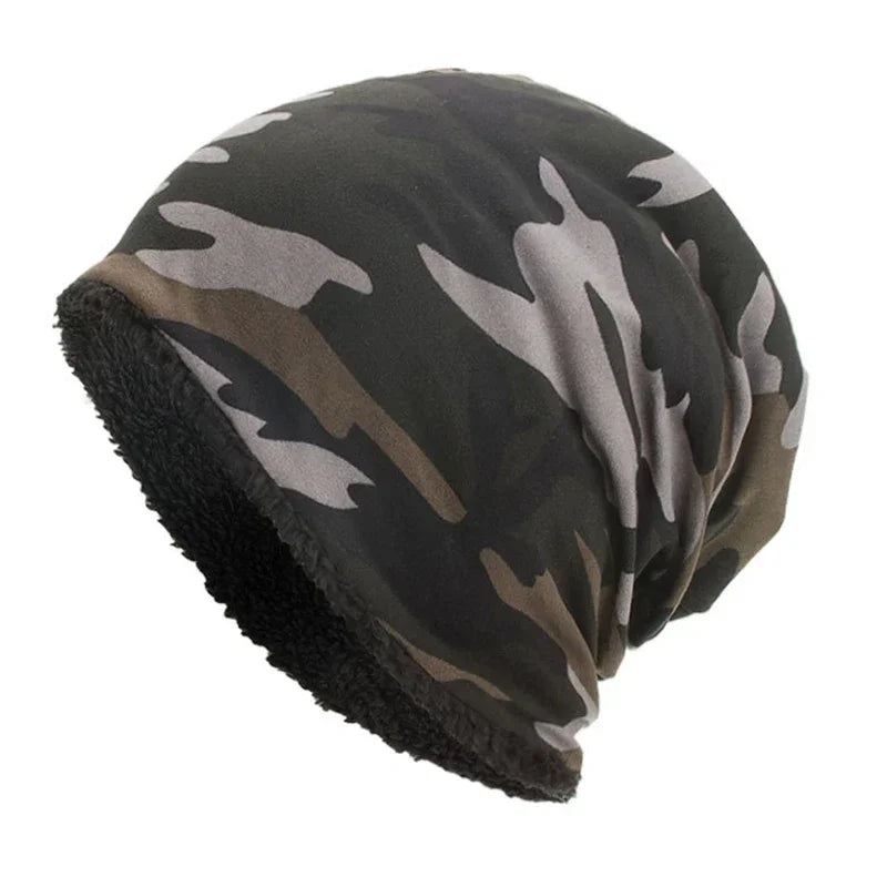 Winter Camouflage Cotton Beanie