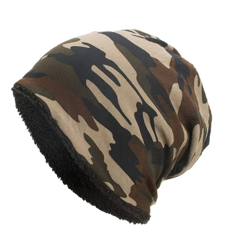 Winter Camouflage Cotton Beanie