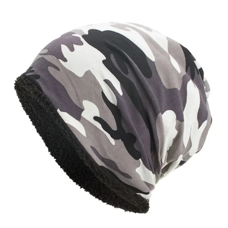 Winter Camouflage Cotton Beanie