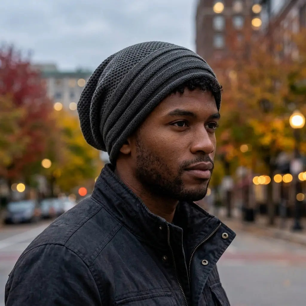 Winter Baggy Wool Knitted Beanie