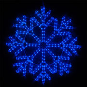 24" LED 40 Point Snowflake, Blue