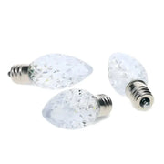 C7 Cool White Faceted ProCore® LED Christmas Light Bulbs