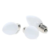 C7 Cool White Smooth ProCore® LED Christmas Light Bulbs