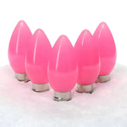 C7 Pink Smooth ProCore® LED Christmas Light Bulbs