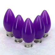C7 Purple Smooth ProCore® LED Christmas Light Bulbs